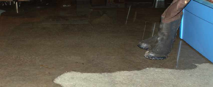 stop basement water seepage