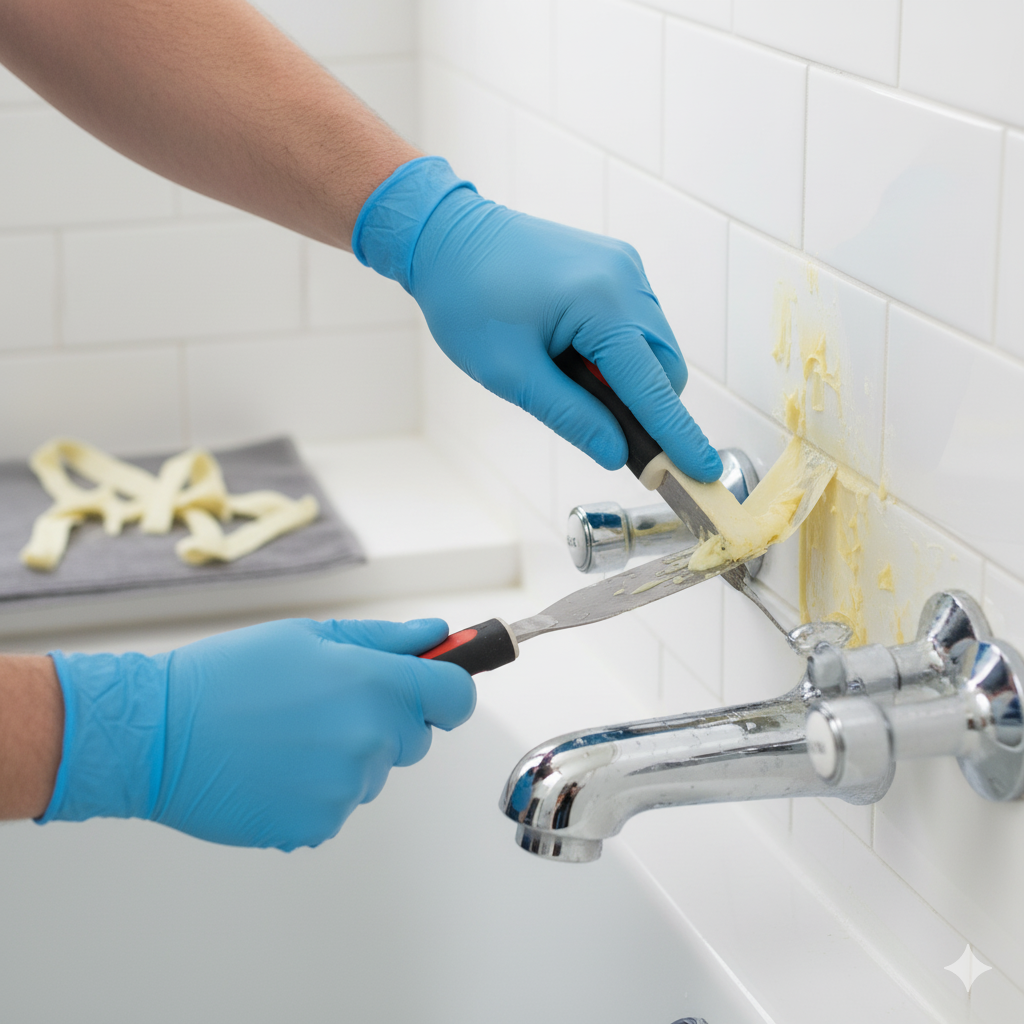 How to Remove Old Caulk: The Complete Guide by Caulking Service New Jersey 1 How to Remove Old Caulk Easily