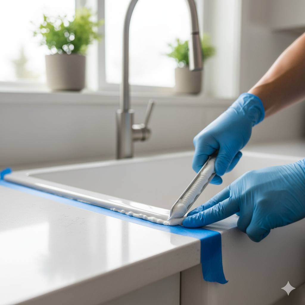 Perfect Kitchen Sink Caulk Guide for a Spotless Home 2 Perfect Kitchen Sink Caulk Guide for a Spotless Home